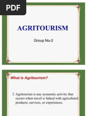 agro-tourism project proposal how to establish farm tourism projects